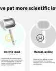 Pet Comb Automatic Groomer Cat Dog Charging Automatic Massage Comb Floating Hair Remover