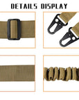 New Ordinary Two-Point Tactical Gun Rope CS Nylon Tactical Shoulder Belt Cross Body Nylon Gun Belt Set
