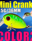 AFISHLURE 36mm 3.5g Crank Bait Hard Plastic Artificial Fishing Lure Fake carp Pesca Wobbler Leurre Peche Isca
