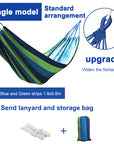 280*80cm Camping Portable Outdoor Hammock Folding Single Hanging Canvas Hammock