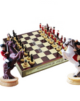 Newest Design Leather Chess Movie Theme Resin Doll Chess