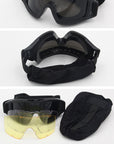 Military Tactical Goggles Outdoor Windproof Sports Army Airsoft Shooting Glasses Cycling Mountaineering Eyewear UV400
