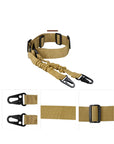 Ordinary Double Point Rope Suit CS Nylon Tactical Strap Cross Body Nylon Tactical Gun Rope