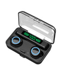 New Product F9 Wireless Binaural Private Model TWS Power Display Touch 5.0 Digital Display With Power Bank F9-5