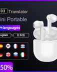 New Bluetooth Headset Translator Translation Headset Simultaneous Translation Of Multi National Languages