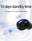 Mini In-Ear 5.0 Bluetooth Earphone HiFi Wireless Headset With Mic Sports Earbuds Handsfree Stereo Sound Earphones for all phones