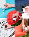 Air PumP TINY Portable Rechargeable Ultralight Inflate for Sleeping Pad Camping Mattress Mat Swimming Ring Boat