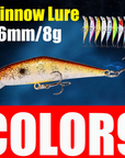 AFISHLURE Bass Wobblers Trout Fishing Lure 66mm/8g Minnow Hard Baits Iscas Artificial Pesca Leurre