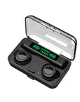 New Product F9 Wireless Binaural Private Model TWS Power Display Touch 5.0 Digital Display With Power Bank F9-5