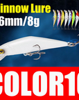 AFISHLURE Bass Wobblers Trout Fishing Lure 66mm/8g Minnow Hard Baits Iscas Artificial Pesca Leurre