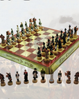 Newest Design Leather Chess Movie Theme Resin Doll Chess