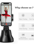 Portable All-in-one Auto Smart Shooting Selfie Stick , 360 Rotation Auto Face Tracking Object Tracking vlog Camera Phone Holder