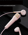 National K Song Singing Wired Mini Microphone Headset Practice Singing It Live Mobile Phone Wired Headset