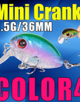 AFISHLURE 36mm 3.5g Crank Bait Hard Plastic Artificial Fishing Lure Fake carp Pesca Wobbler Leurre Peche Isca