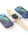 Magsafe15W Fast Charging Wireless Charging Three-In-One Folding Magnetic Wireless Charger For Apple Headset Watch