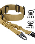 New Ordinary Two-Point Tactical Gun Rope CS Nylon Tactical Shoulder Belt Cross Body Nylon Gun Belt Set