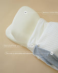 New Space Memory Cotton Butterfly Pillow Protects Cervical Spine with Slow Rebound Pillow Core Hotel Pillow