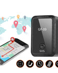 GF09 Locator Elderly And Children Anti-Lost Device Strong Magnetic Installation Free Car Anti-Theft GPS Car Tracking Locator