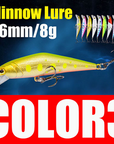 AFISHLURE Bass Wobblers Trout Fishing Lure 66mm/8g Minnow Hard Baits Iscas Artificial Pesca Leurre
