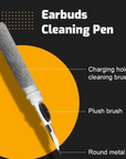New Bluetooth Earplug Cleaning Pen Portable Computer Mobile Phone Keyboard Cleaning Brush Bluetooth Headset Cleaning Brush