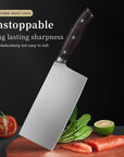 Chef knife 7Cr17mov Stainless Steel Kitchen GoodsProfessional Cooking Tool
