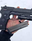 Tactica Flashlight X300-B/X300U-B/XU35: metal pistol gun strobe LED lights for 20mm rails, ideal for airsoft and hunting.