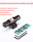 Mini Infrared Laser Sight Adjustable Red Laser Sight Up And Down, Left And Right, Card Slot Width Interchangeable