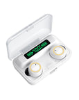New Product F9 Wireless Binaural Private Model TWS Power Display Touch 5.0 Digital Display With Power Bank F9-5