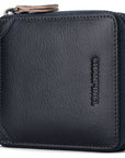 Men's Wallet Leather Zero Purse Zipper Wallet Horizontal Multi-Function Gift Box Wallet