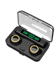New Product F9 Wireless Binaural Private Model TWS Power Display Touch 5.0 Digital Display With Power Bank F9-5