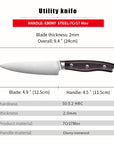 Chef knife 7Cr17mov Stainless Steel Kitchen GoodsProfessional Cooking Tool