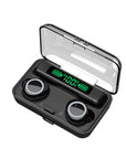 New Product F9 Wireless Binaural Private Model TWS Power Display Touch 5.0 Digital Display With Power Bank F9-5