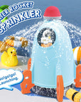 New Children's Outdoor Lift-Off Water Spray Toys Parent-Child Interactive Space Rocket Sprinkler Water Play Toys