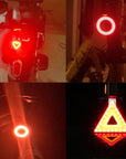 Multi Lighting Modes Bicycle Light USB Charge Led Bike Light Flash Tail Rear Bicycle Lights for Mountains Bike Seatpost