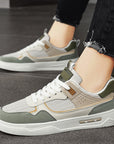 New Mens Colored Skateboarding Shoes with Low Top Mesh Breathable Casual Sports Shoes Fashion Trend Mens Shoes