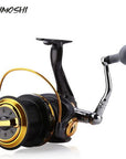 YUMOSHI Fishing Reel 12 + 1 Ball Bearings Aluminum Alloy Spool Coil Wheel Fishing Reels 8000 / 9000 Series