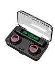 New Product F9 Wireless Binaural Private Model TWS Power Display Touch 5.0 Digital Display With Power Bank F9-5