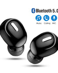 Mini In-Ear 5.0 Bluetooth Earphone HiFi Wireless Headset With Mic Sports Earbuds Handsfree Stereo Sound Earphones for all phones