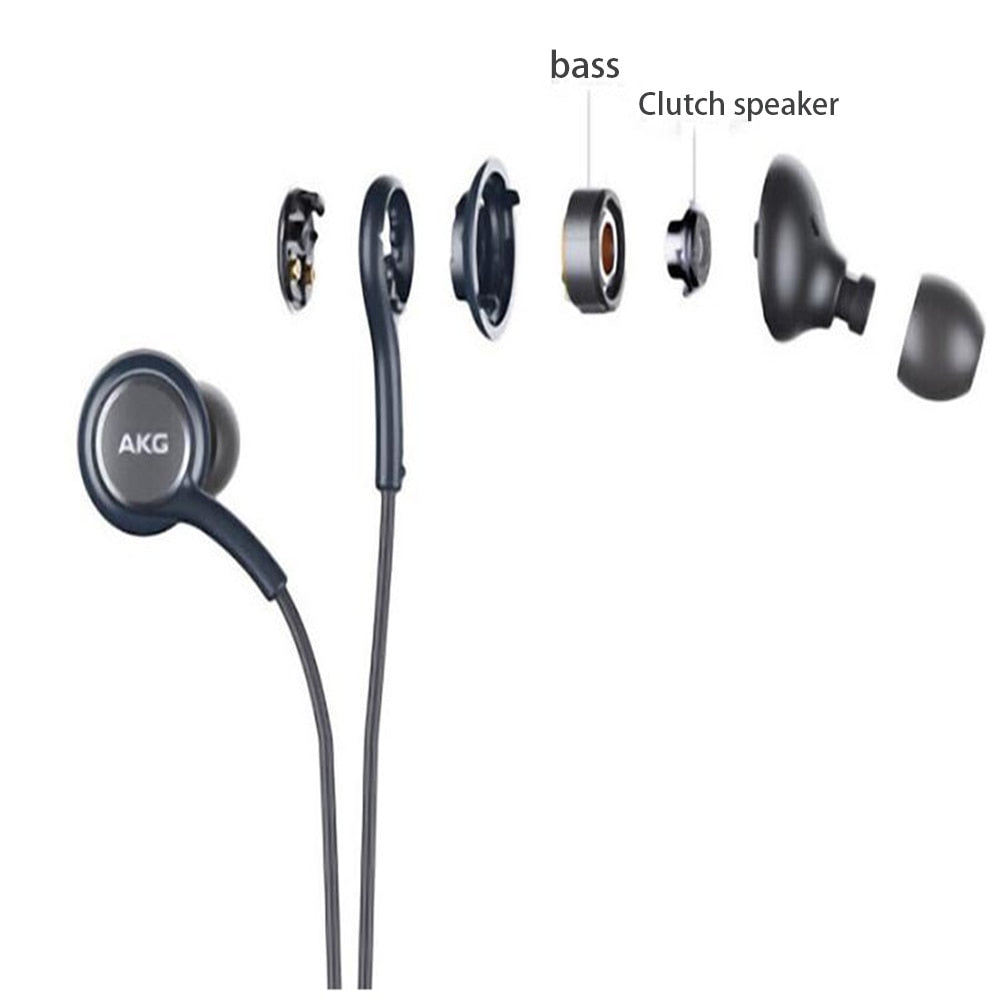 
  
  samsung AKG Earphone EO-IG955 3.5mm In-ear with Mic wired headset for Samsung Galaxy s10 S9 S8 S7 S6 S5 S4 HUAWE smartphone
  
