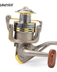 YUMOSHI 8 BB Fish ratio 5.1:1 1000-7000 Series Spinning Fishing Reel Crank Handle Carp Steering