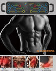 16-in-1 Push-Up Board High Quality Handle Foldable Promote Exercise Push Up Board For Muscle Training Workout Fitness Equipment