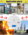 Carbon Monoxide Alarm Household Clean Smokeless Honeycomb Gas Furnace Poisoning CO Leak Detector