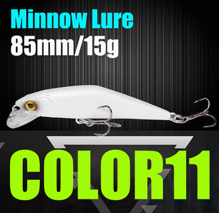 AFISHLURE Fishing Lure Wobblers Trout  85mm/15g Minnow  Hard Baits Iscas Artificial Pesca Leurre