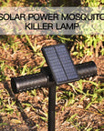 Solar Mosquito Killer Lamp Outdoor Waterproof Villa Yard Garden LED Light Lawn Camping Lamp Large Bug Zapper Light Whole Night