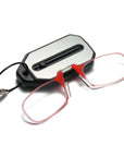 Nose clip presbyopic glasses keychain ultra lightweight carrying elderly glasses wallet glasses reading glasses