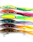 LEO Lifelike Big Octopus Squid Jig Fishing Lure 14cm/40g Hard Plastic Artificial Bait