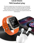 Wholesales smartwatch A70 1.96Inch full touch bt call sport watch A70 best design smart watch bands