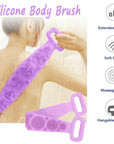 Bath Artifact Shower Shower Silicone Body Brush Bath Belt Exfoliating Body Brush Belt Wash