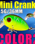 AFISHLURE  36mm 3.5g Crank Bait Hard Plastic Artificial Fishing Lure Fake carp Pesca  Wobbler Leurre Peche  Isca