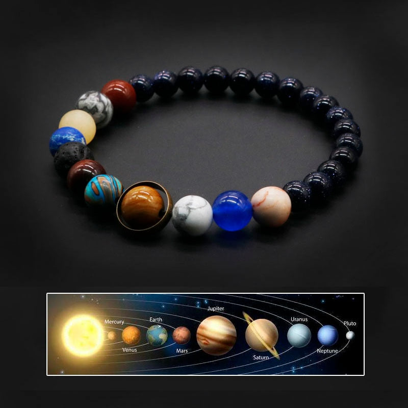 
  
  Universe Solar System Bracelet Women Natural Stone Eight Planets Bracelet Men Best Friends Gift For Him Gift For Her MY8
  
